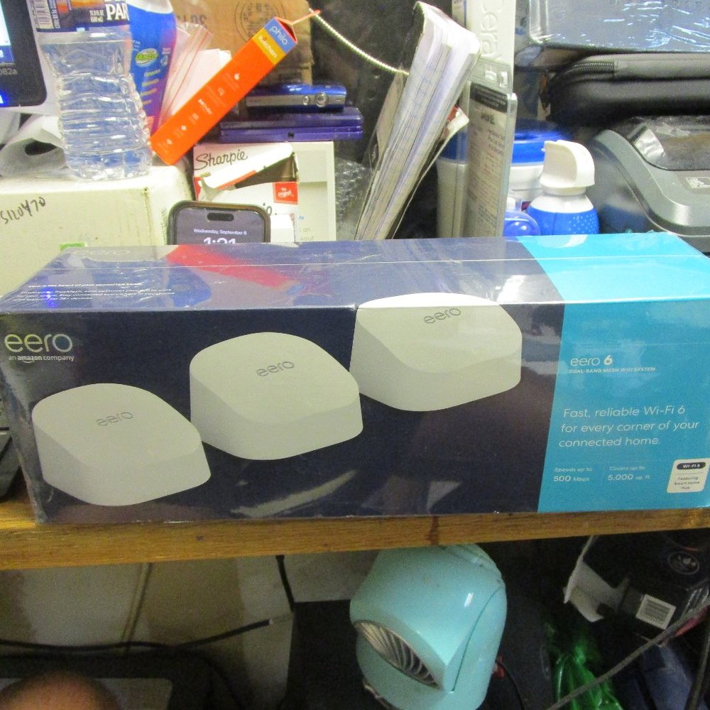EERO 6 DUAL-BAND MESH WIFI 6 SYSTEM HUB 3-PACK